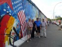 A long stretch of the Berlin Wall turned into art